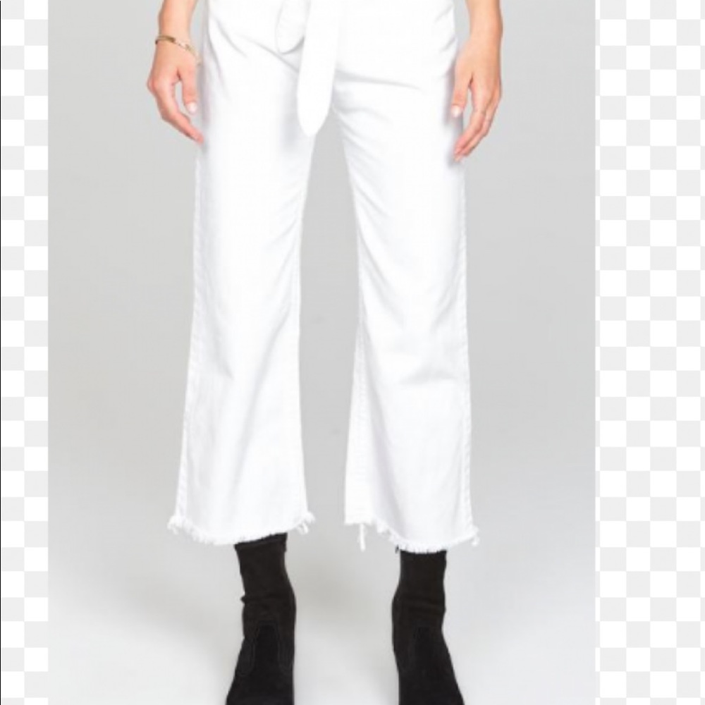 Amuse society high waist raw edge denim 24